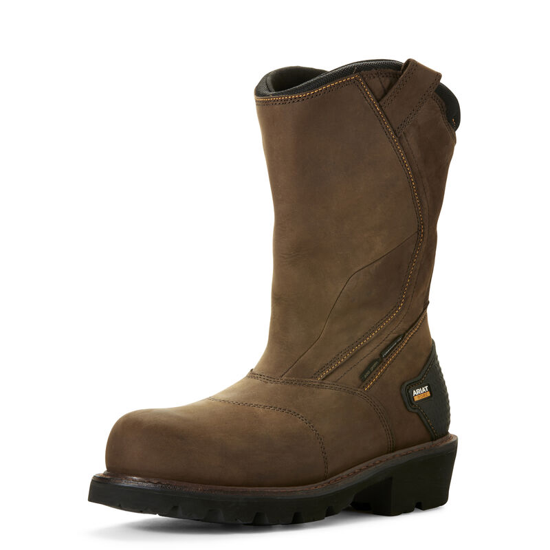 Ariat Arbeitsschuhe Herren - Powerline 400g Waterproof 400g Composite Toe DunkelBraun ( WGSPO-7394 )